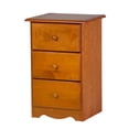 thumbnail image 1 of 100% Solid Wood 3-Drawer Night Stand 5624 by Palace Imports, Honey Pine, 1 of 7
