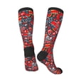 thumbnail image 4 of Balery Fire Sign Fun Novelty Socks Men'S Women'S Crew Socks Funny Crazy Novelty Socks Quirky And Cool Socks, 4 of 9