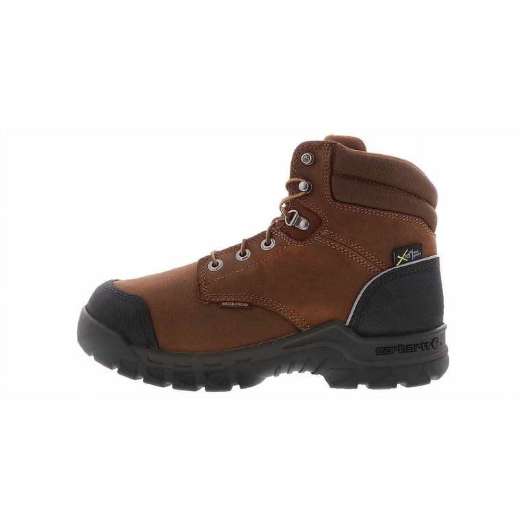 NEW CARHARTT men\'s cmf6720 rugged flex waterproof work boot in dark brown Carhartt CMF6720 Rugged Flex Waterproof Composite Toe Work  main image 4
