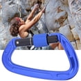 thumbnail image 2 of Climbing Carabiner,7075 Aviation Aluminum Master Lock Carabiner D Ring Buckle Dependable Performance, 2 of 8