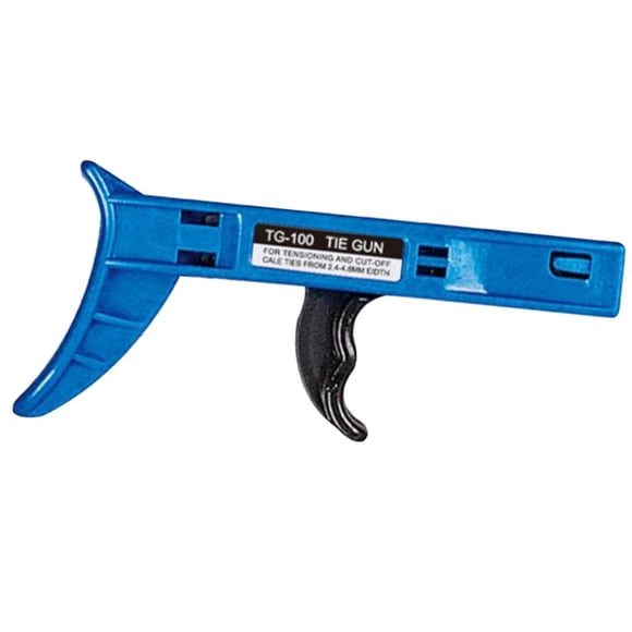 Alicates para cortar bridas de cables, herramienta de sujeción, azul