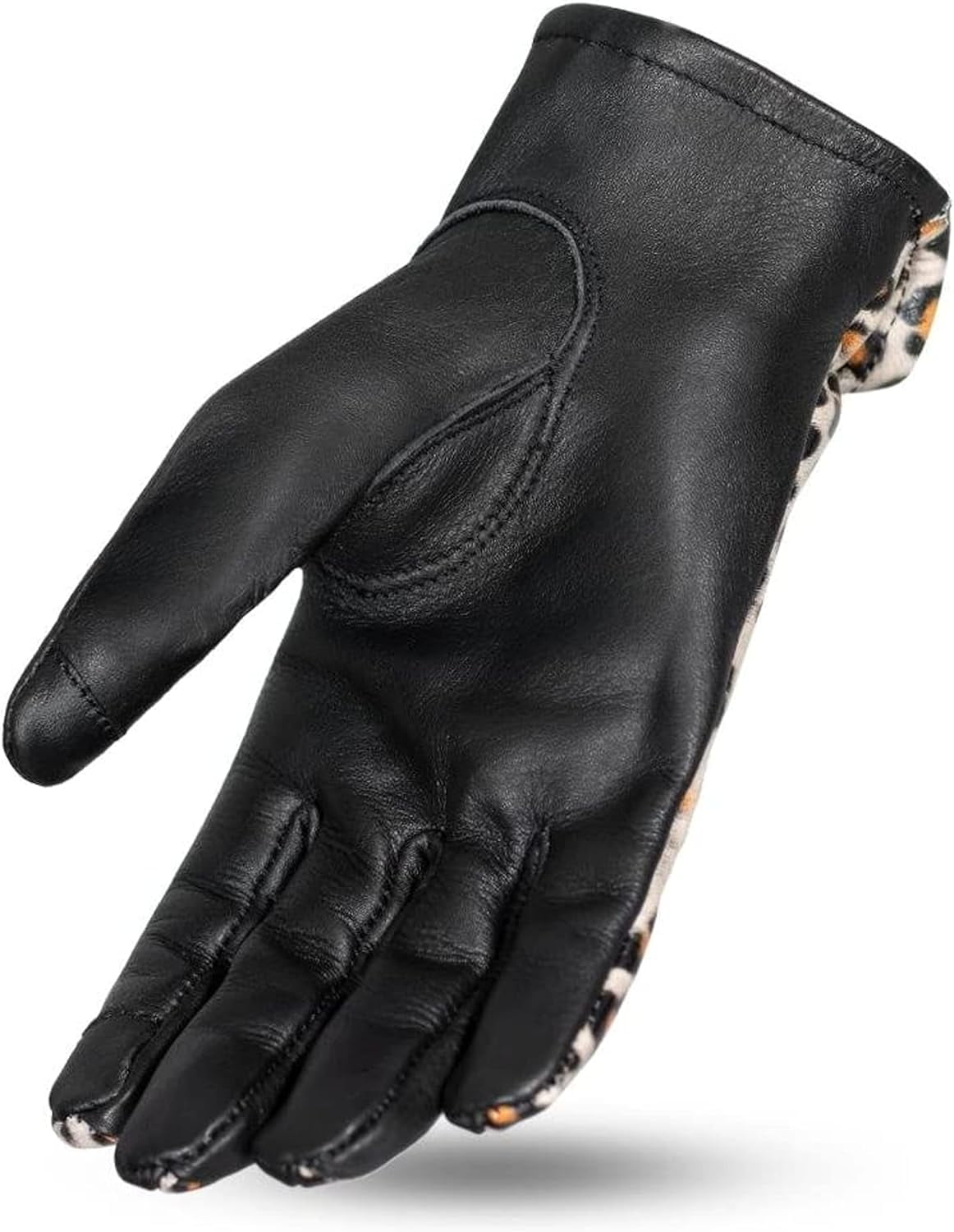 First Mfg Co - Roper - Women's Motorcycle Biker Riding Leather Gloves - Chettah - 3X Large