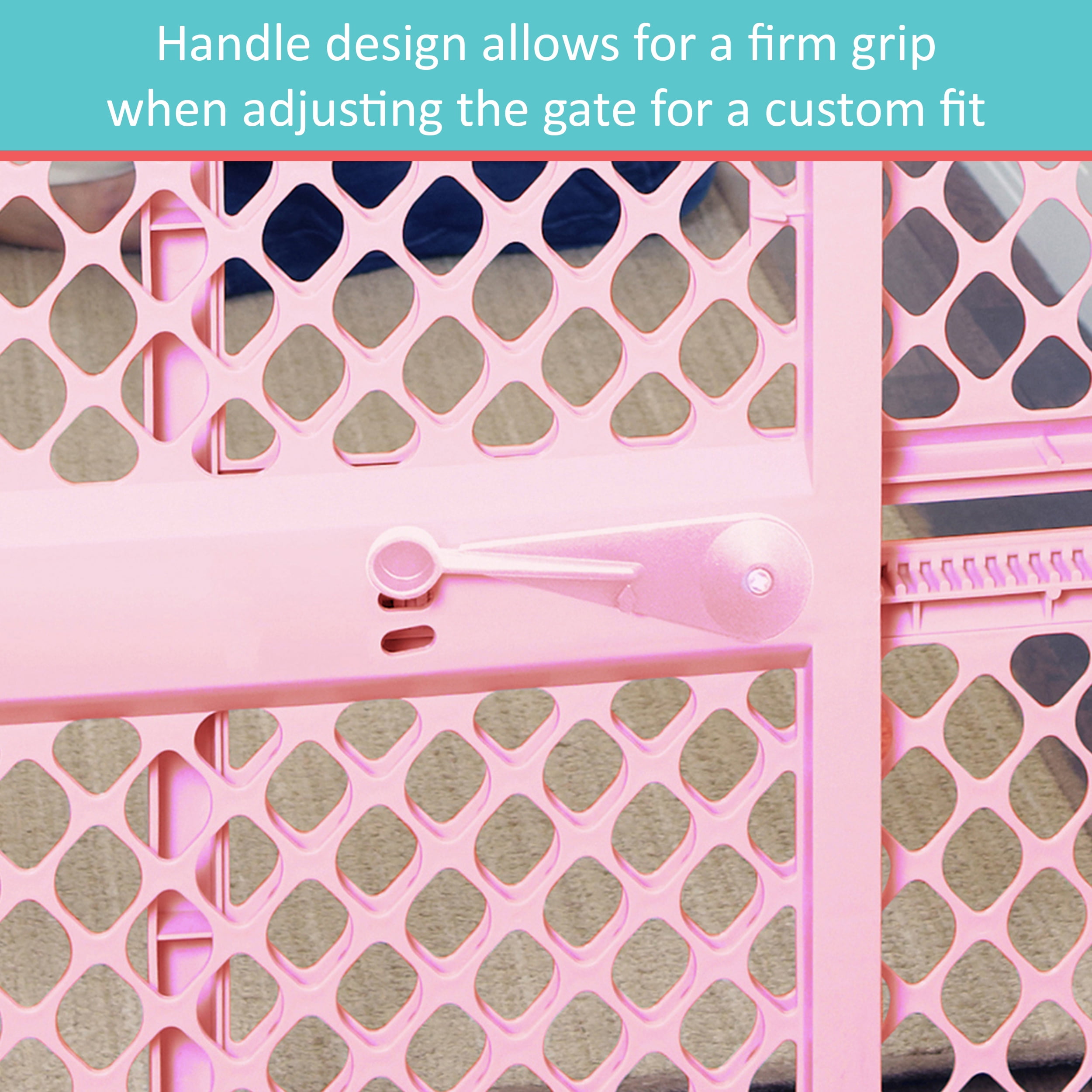 Toddleroo by North States 26"-42" Supergate Classic Baby Safety Gate, Plastic Material