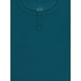 thumbnail image 2 of Wonder Nation Girls Short Sleeve Waffle Henley Knit Top, Sizes 4-18, 2 of 4