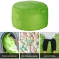 thumbnail image 6 of 3FT Bean Bag Chair Bean Bag Chairs for Adults Bean Bag with Filler Big Beanbag Chair for Gaming Large Memory Foam Bean Bags with Dutch Velet Cover for Living Room Bedroom, (36×36×24")-Lime, 6 of 15