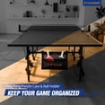 thumbnail image 2 of BESTSKY 2026 New Ping Pong Paddle Case with Mesh Storage Bag,Under Table Tennis Racket Holder for Balls&Paddles,Hanging Pickleball Paddle Rack Organizer,Easy Install Ping Pong Ball Holder with Straps, 2 of 7