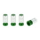 thumbnail image 1 of Tapones de Válvula del Neumático 7x24mm para Coche Camión Motocicleta Bicicleta Cubiertas de Polvo de Válvula de Neumático Aleación de Aluminio Verde Decorativa, 1 of 1