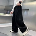 thumbnail image 2 of THJRPQJFD Boys Baggy Sweatpants Athletic Wide Leg Joggers Elastic Waist Track Pants Open Bottom Pants with Pockets School Active Trousers Preppy Clothes, 2 of 6