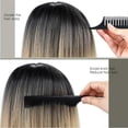 thumbnail image 4 of 2x peines para resaltar el pelo peine de cola de antiestático de finos resistente al calor peine de peluquería para colorear, resaltar, m Zulema Black Destacando peine para el cabello, 4 of 8