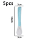thumbnail image 2 of Cucharas de silicona suave para bebés para la primera etapa de alimentación, utensilios esenciales para bebés y niños pequeños, 2 of 5