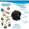 thumbnail image 4 of HQRP 4-Pack Filter Set for Bissell Easy Vac 3130, 3130H, 31305, 31306, 31309, 31303, 31302, 31301 Vacuum Cleaner, 4 of 7