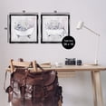 thumbnail image 3 of Stupell Industries Antique Tubs with Botanics Floral Painting Black Floater Framed Canvas Art Print Wall Art, 18 x 18, Set of 2, 3 of 9