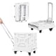 thumbnail image 1 of Carrito Plegable VECELO con Ruedas, Carro Utilitario Blanco Perla, 1 of 9
