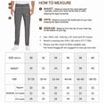 thumbnail image 4 of SPECIAL MAGIC Men’s Stretch Golf Pants Slim Fit Lightweight Hiking, Casual & Dress Tapered Pants with Zipper Pockets, 4 of 7