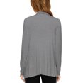 thumbnail image 4 of Made by Johnny Women's Drape Front Open Cardigan Long Sleeve Irregular Hem S-5XL Plus Size XXXL H.D.G, 4 of 6