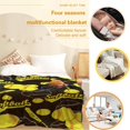 thumbnail image 4 of Softball Throw Blanket Soft Cozy Warm Fuzzy Plush Fleece Blankets for Home Decor Couch Sofa Bed,Softball Lovers Flannel Blanket Sports Gifts for Men Women Kids Girls 80"X60", 4 of 6