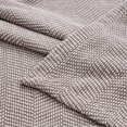 thumbnail image 5 of Superior Chrisney Chevron Cotton Blanket, Twin, Brown, 5 of 10