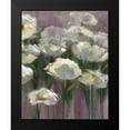 thumbnail image 2 of Vassileva, Silvia 15x18 Black Modern Framed Museum Art Print Titled - Anemones by the Lake Purple III, 2 of 5