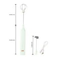 TIIFSWHS Electric Egg Beater 3 Speed Wireless Baking Milk Frother Multi