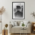 thumbnail image 4 of Historic Framed Print, [Major Smedley D. Butler, half-length portrait, standing, facing left in USMC uniform], 17-7/8" x 21-7/8", 4 of 9
