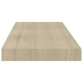 thumbnail image 4 of vidaXL Floating Wall Shelves 4 pcs Oak 23.6"x9.3"x1.5" MDF, 4 of 7