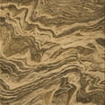 thumbnail image 1 of Ahgly Company Machine Washable Indoor Square Transitional Saddle Brown Area Rugs, 8' Square, 1 of 7