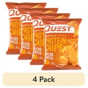(4 pack) QUEST NACHO FLAVORED PROTEIN CHIP
