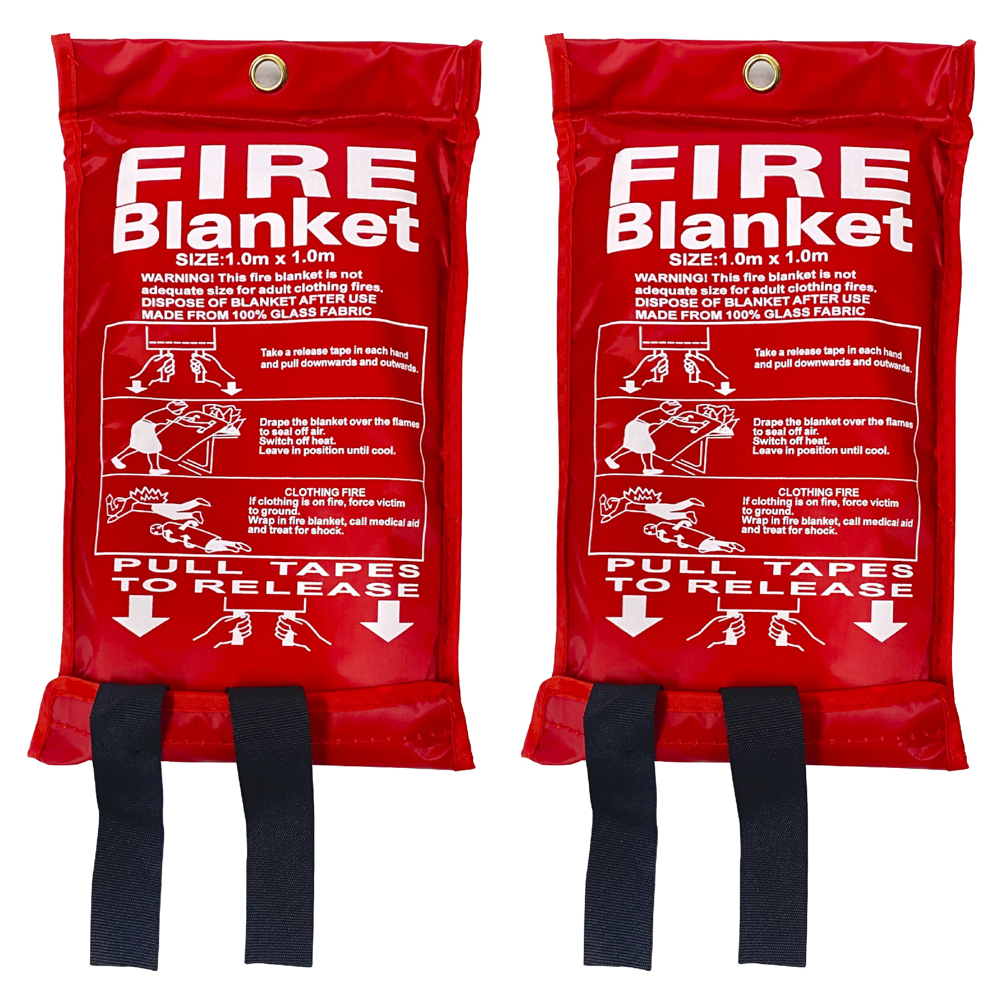 Emergency Fire Blanket-40x40 Made with Fiberglass Material-Easy to Use 