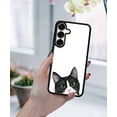 thumbnail image 5 of WIRESTER Shockproof Soft Rubber Cover Case for Samsung Galaxy S25+ / S25 Plus 6.7" 2025, Animal Black White Tuxedo Cat, 5 of 5