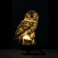 thumbnail image 4 of Solar Garden Pile Light Owl Solar Light Outdoor Garden, (White), 4 of 5
