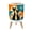 Color 2, variant on Small Trash Can with Lid Western Cowboy Cowboy Hat Boots Cow Skull Southwestern 1.8 Gallon Dog Proof Trash Can Round Garbage Can Waste Bin Wastebasket for Bathroom Bedroom Living Room