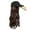 Wine Red Brown, variant on Baseball Cap with Hair Extensions Wig Hat Hair Extensions Wavy Magic Paste Natural Wig Hair for Women Girls