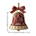 thumbnail image 3 of 250th Anniversary Of The Founding Of The States Bell Shaped Pendant 2D Acrylic Flat Decorative Ornament Anniversary Themed Creative Decoration,Pink, 3 of 4