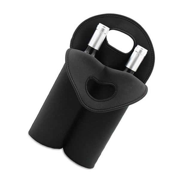 Bolsa de aislamiento para botellas de vino Yuarrent negro