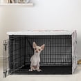 thumbnail image 2 of Sweet Jojo Designs Watercolor Floral Pink and Grey Dog Crate Kennel Cover 24in., 2 of 6