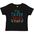 thumbnail image 3 of Inktastic My Nonni Loves Me Boys or Girls Baby T-Shirt, 3 of 5