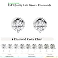 thumbnail image 6 of Unique Moments IGI Certified 2 Ctw Round 14k White Gold Diamond Stud Earrings for Women (E-F,VS2), 6 of 6