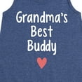 thumbnail image 3 of Instant Message - Grandma Heart Best Buddy Graphic Sleeveless Aline Dress, 3 of 6