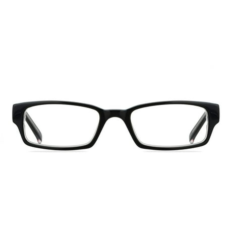 Contour Youths Prescription Glasses, FM12026 Black/Crystal