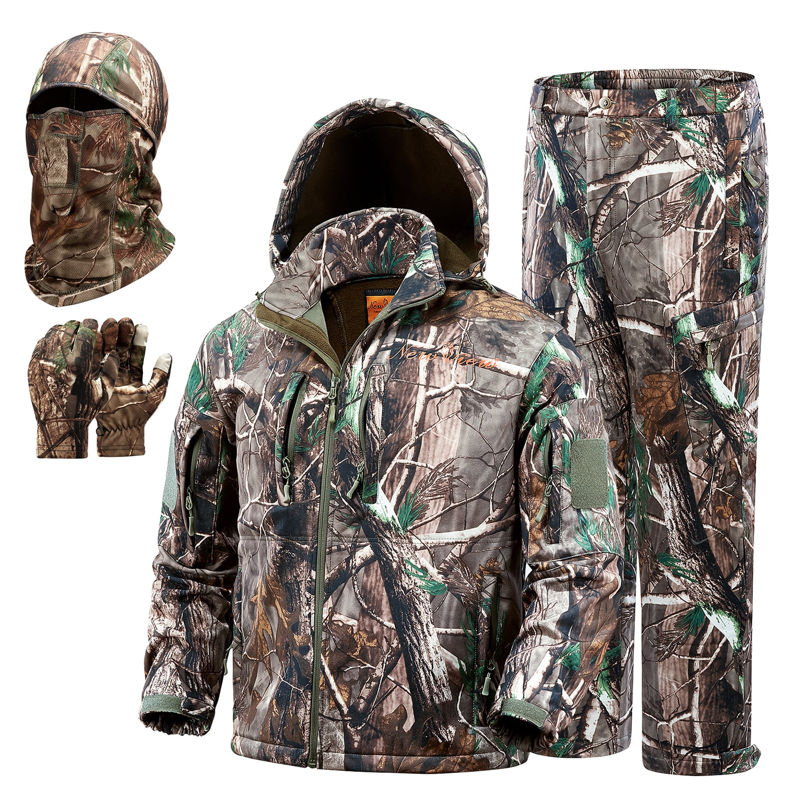 Camo Hunting Jacket and Pants 