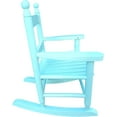 thumbnail image 4 of Kids Rocking Chair for Indoor Outdoor Childs Rocker Chair, Durable Wooden Rocking Lounge Chairs for Girl Boy, Features Classic Rocker Design & Hardwood Construction - Blue, 4 of 8