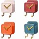 thumbnail image 1 of 4Pcs Self Adhesive Remote Control Storage Box, Wall Mounted Organizer Box with Hook, Wall Mounted Remote Control Holder for Media Organizer, 1 of 5