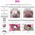 thumbnail image 6 of Hello Kitty Kids 2 Piece Pink Reversible Comforter and Pillowcase set, Twin/full, 6 of 11
