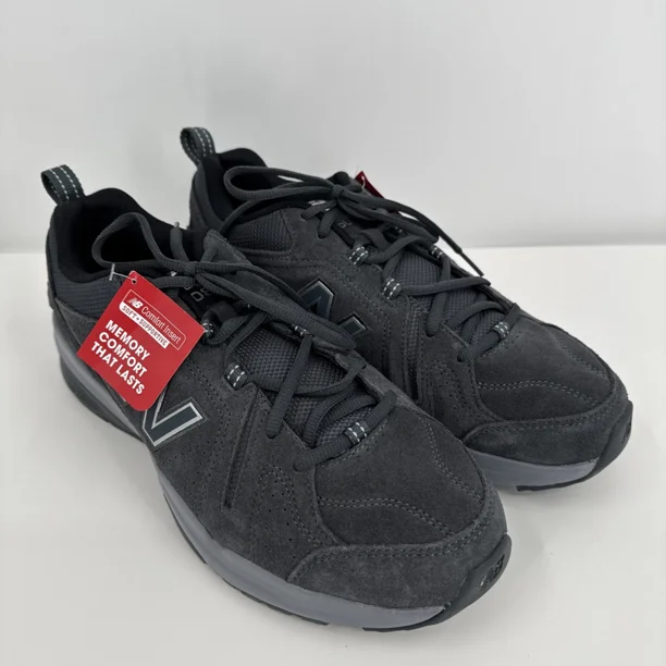 New Balance 608 Mens Size 12 D Athletic Comfort Shoes Gray Suede MX608DG5 NEW