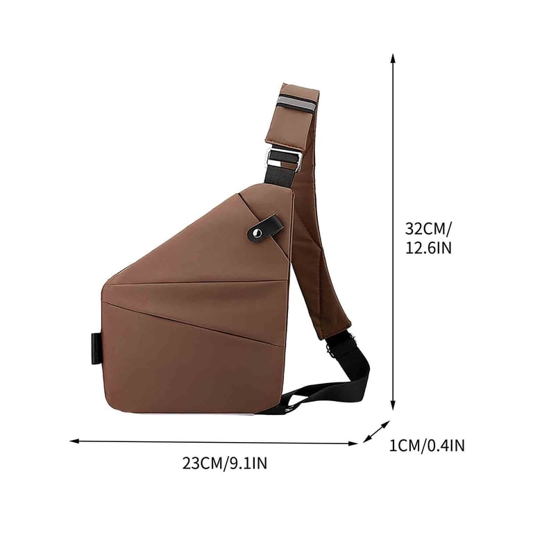 Crossbody Sling Bag Anti Theft Water Resistant Daypack Travel Work Hiking RBCKVXZ Anti-Theft Crossbody Sling Bag - Waterproof Shoulder  main image 4