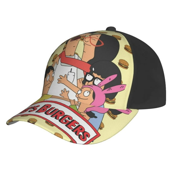 Bob's Burgers Anime Baseball Cap Hats Adjustable Snapback Caps Cool Dad Hat for Men Women Teens Best Gift