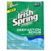 Clean Scrub Deodorant Soap by Irish Spring for Unisex - 8 x 4 oz Soap