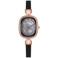 thumbnail image 1 of Reloj de nácar romano pequeño retro con diamantes ovalados a la moda para mujer Wmkox8yii gfajkfgbkjabf1195, 1 of 3