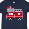 thumbnail image 4 of Inktastic Valentine's Day Red Firetruck with Pink Hearts Boys or Girls Toddler T-Shirt, 4 of 5