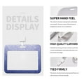 thumbnail image 4 of Naloa Glittering Blue Purple Card Badge Holder Work Badge Sleeve for Office, School, Factory, ID Credit Cards, Driver Licenses and Passes, 4 of 7
